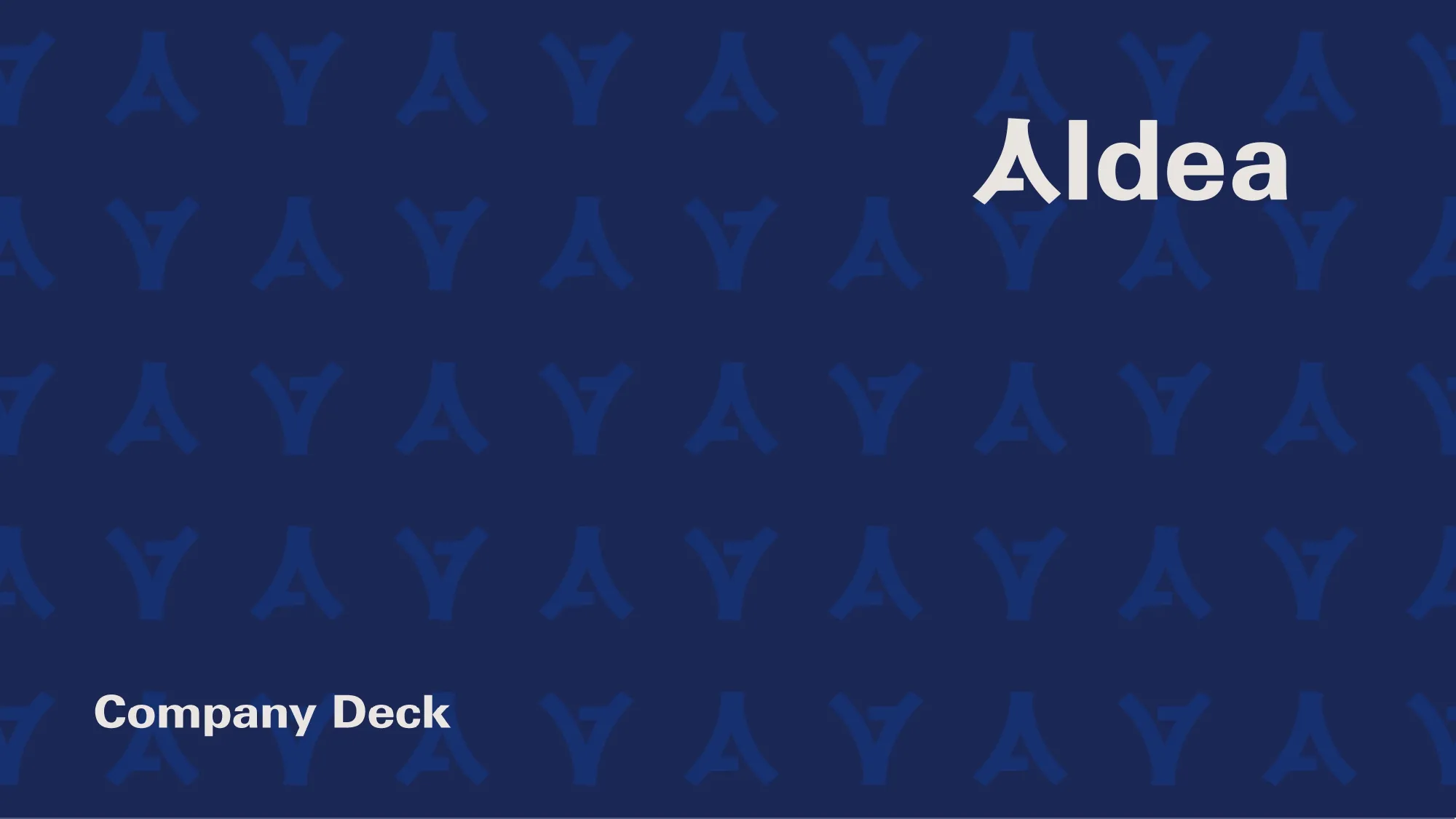 Company Deck スライド01